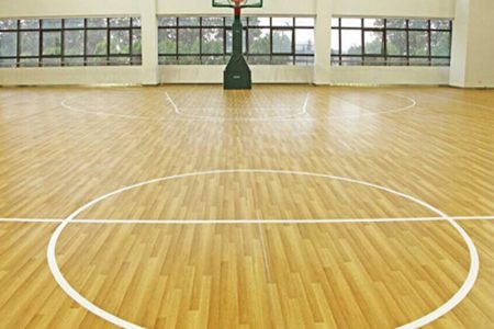 室内运动木地板铺装流程  木地板篮球场翻新 改造 画线施工